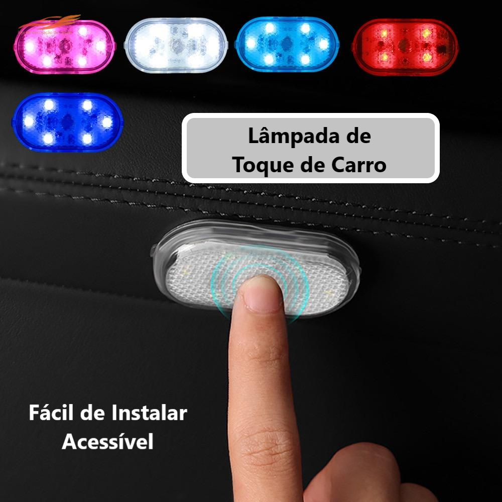 Lampada LED de Toque Adesiva USB Unicolor e Multicolor