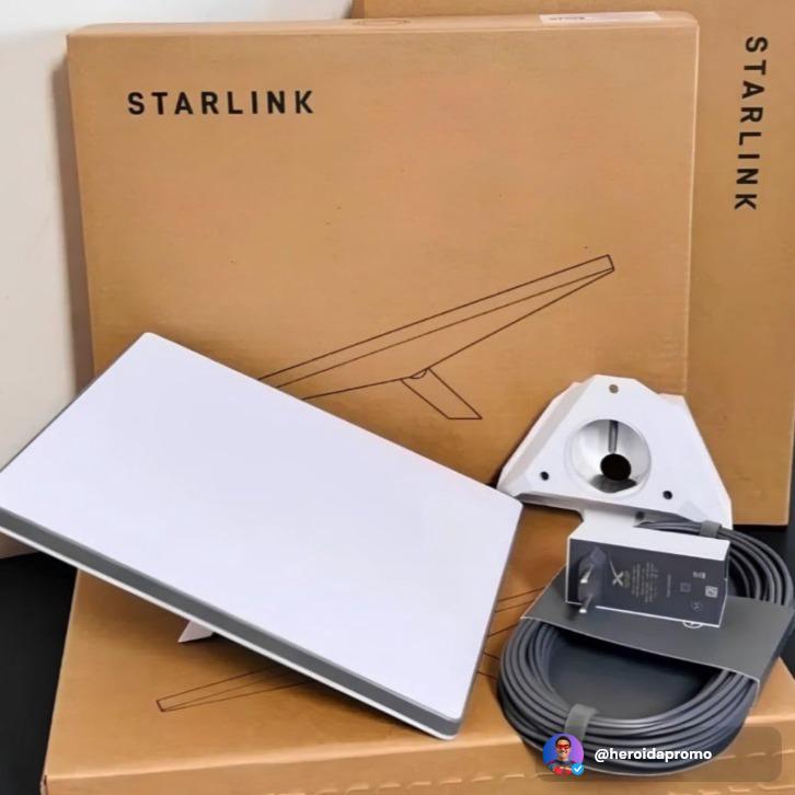 Antena de Internet via Satelite Starlink Mini