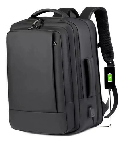 Mochila Reforçada Expansível à Prova d'Água