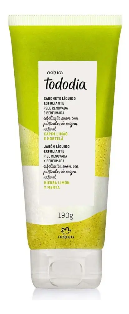 Esfoliante Corporal Natura Tododia Capim Limão E Hortelã 190g
