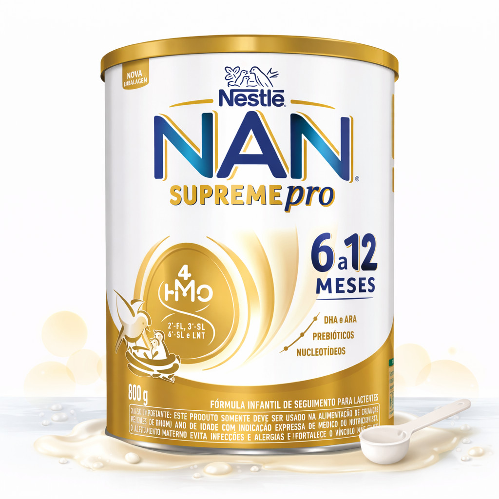 Fórmula Infantil NAN Supreme 2 HMO Nestlé 800g
