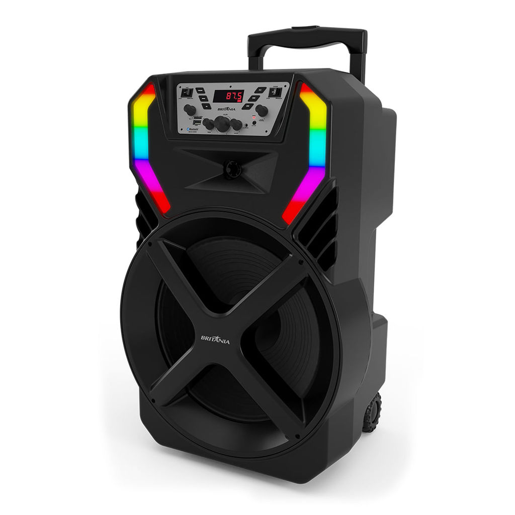 Caixa de Som Amplificada Britânia BCX12500 Woofer 15 polegadas 1000W