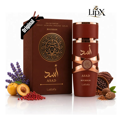 Perfume Árabe Asad Bourbon 100ml