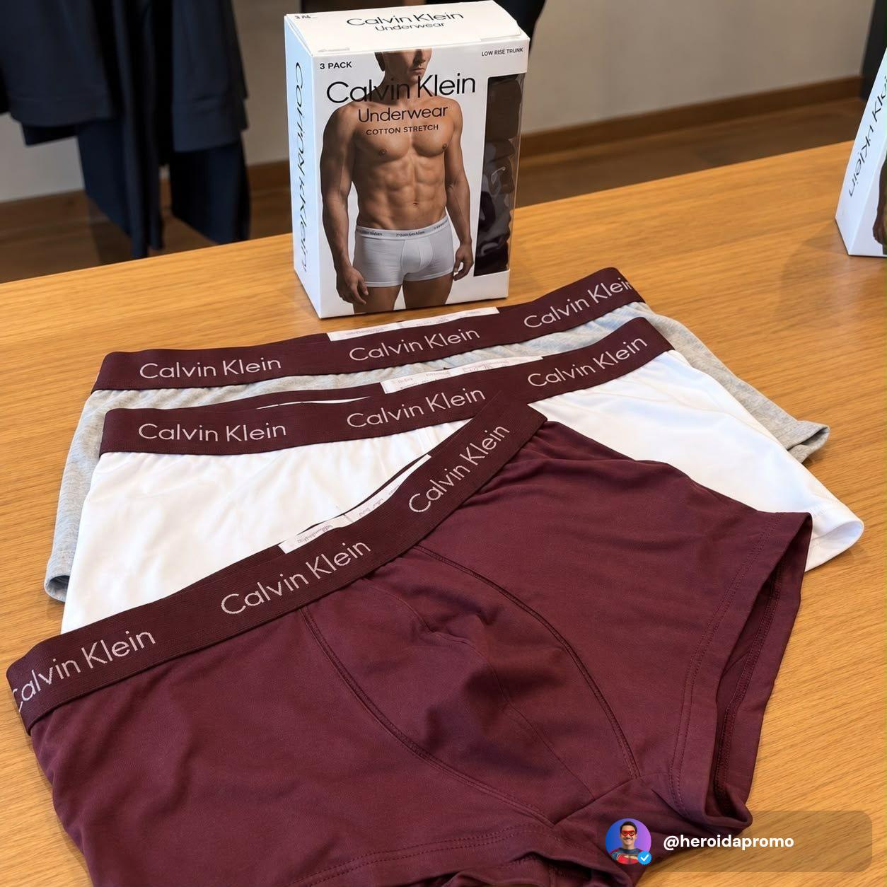 Kit 3 Cuecas Calvin Klein