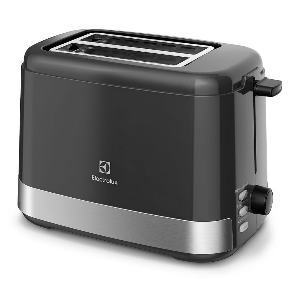 Torradeira Electrolux Efficient Inox Preta 8 Níveis ETS10