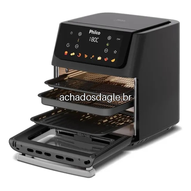 Fritadeira Air Fryer Philco 16 Litros PAF16C Preta 220V