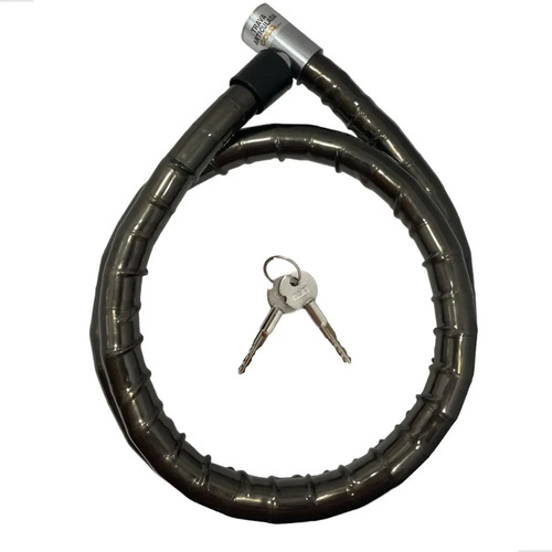 Gold cadeado trava para trancar moto Articulada anti-furto 1.5 metros 22mm espessura cor preto