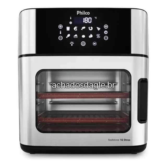 Fritadeira Air Fryer Philco 4 em 1 16L 127V Preta com Painel Digital
