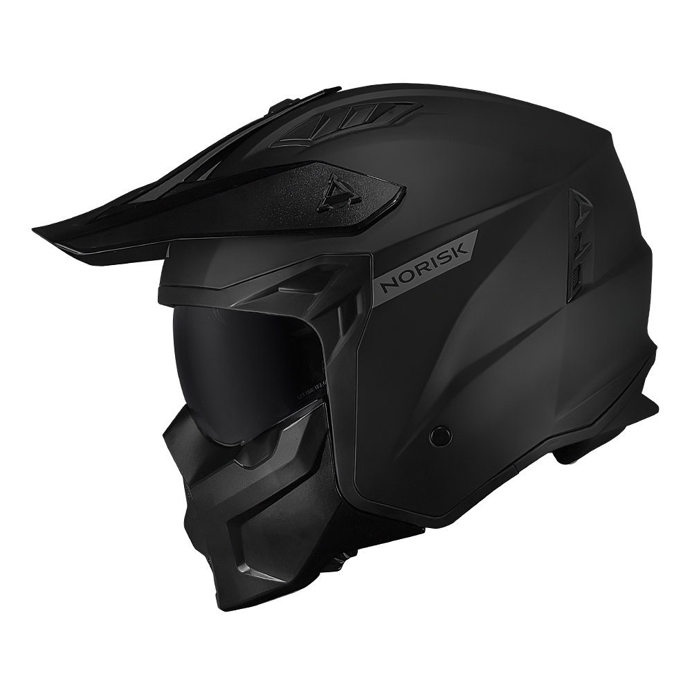CAPACETE NORISK DARTH II MONOCOLOR PRETO FOSCO | Shopee Brasil