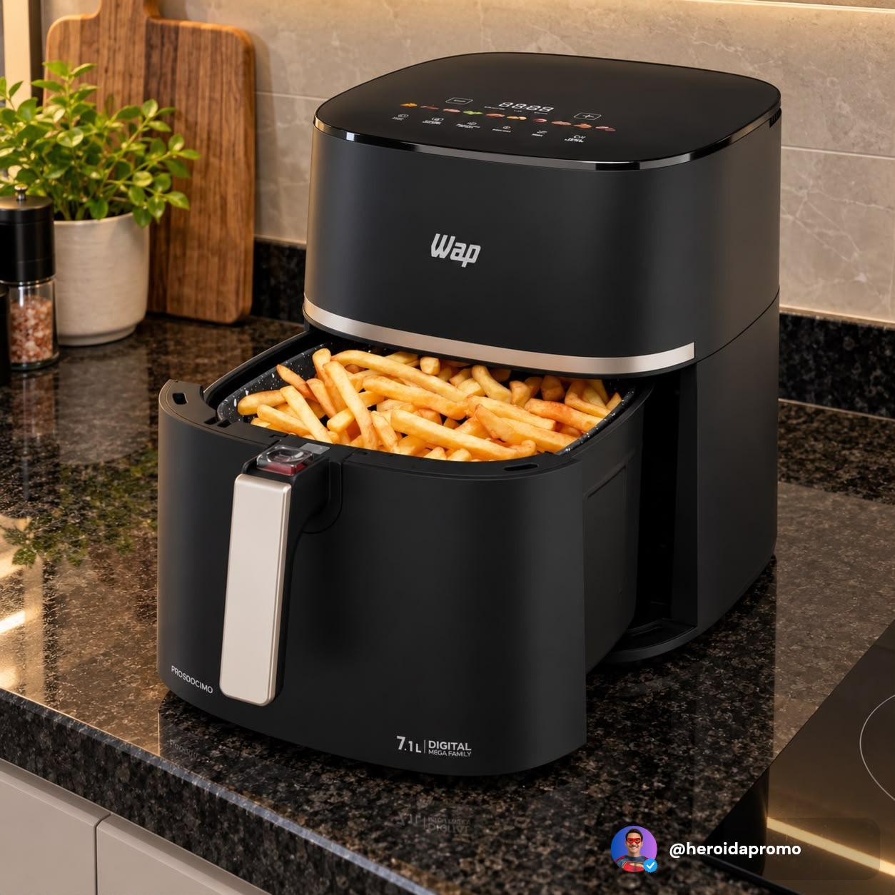 Air Fryer Wap Mega Digital 7.1L 1700W 220V