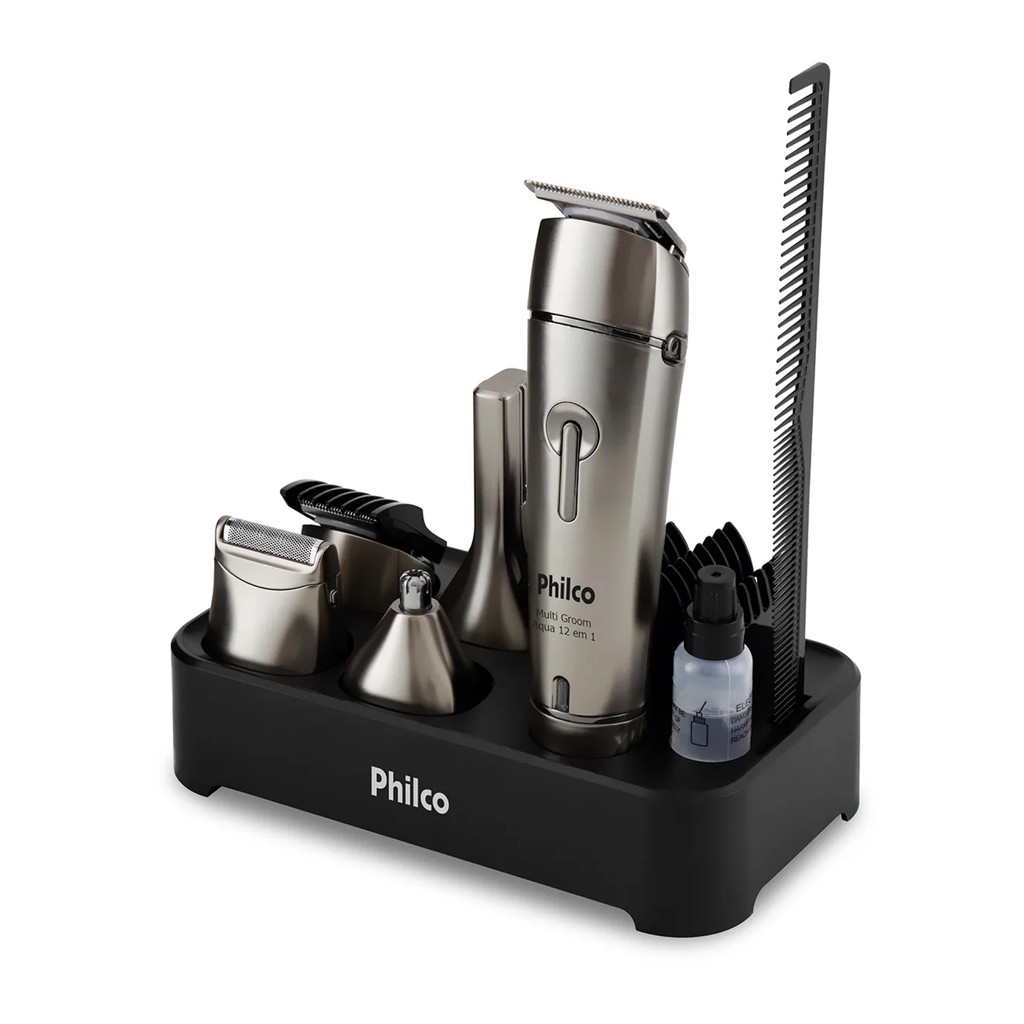 Aparador de Pelos Philco 12 em 1 Bivolt
