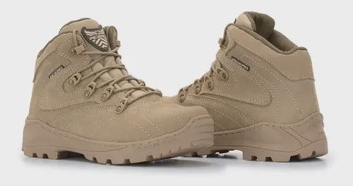 Coturno Acero Bota Adventure Sola Alta Couro Trilha Casual