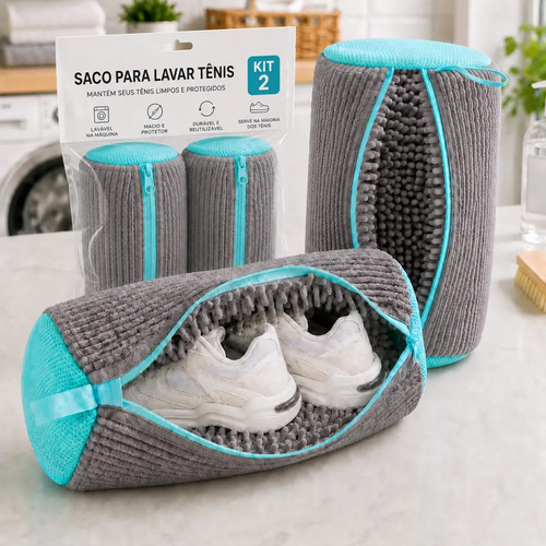 Kit 2 Sacos para Lavar Tênis em Máquina