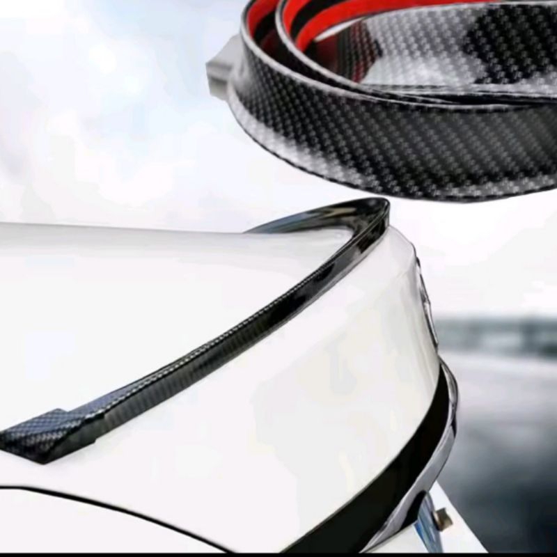 Spoiler Tampa Traseira Universal Esportivo Tuning para Carro Sedan