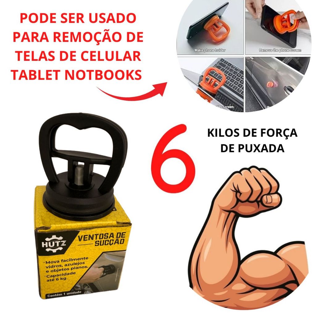 Puxador Ventosa Reparo Desamassar Lataria Carro