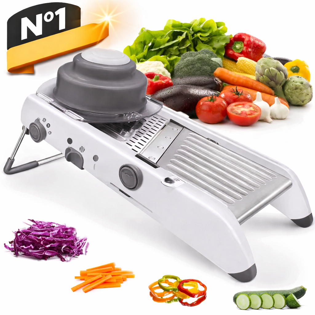 Mandolin Fatiador Cortador Profissional Inox 18 Tipos