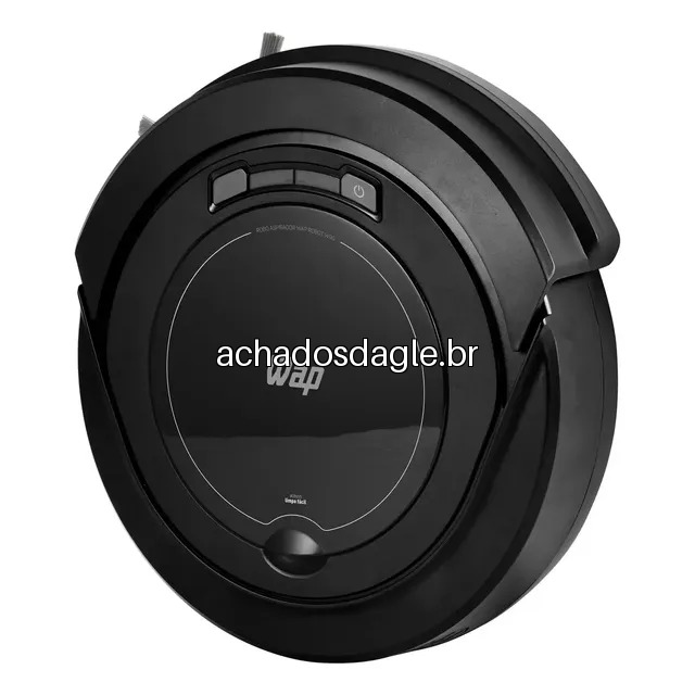 Robô Aspirador Robot W90 Varre Aspira E Passa Pano 30w Wap Cor Preto 127/220v