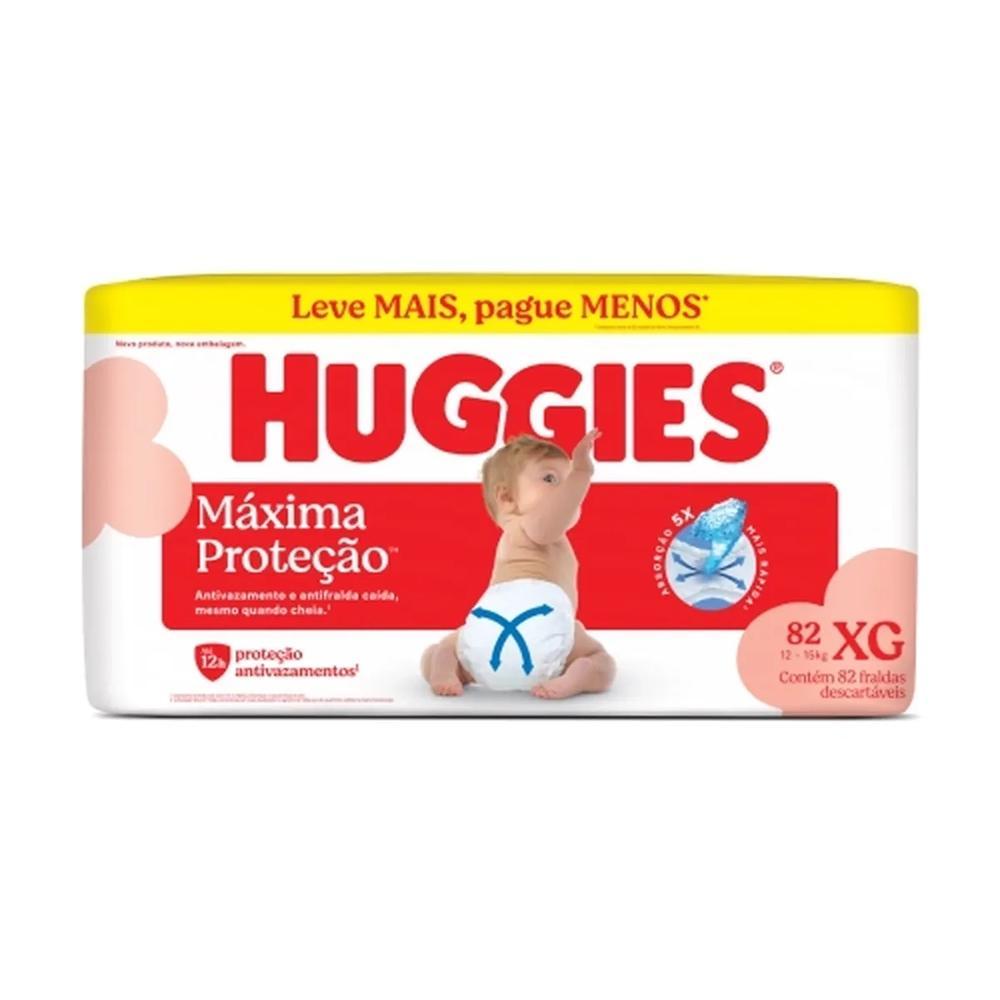 Fralda Huggies Supreme Care XG 82 unidades