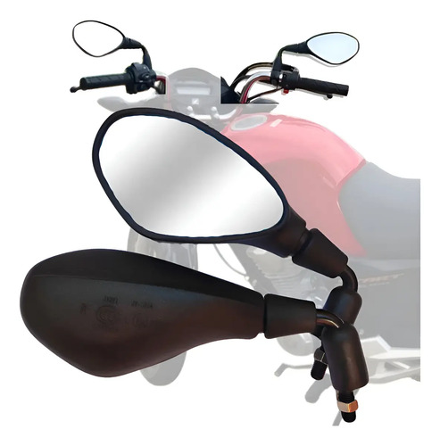 Retrovisor F800 Honda Par para BMW, Titan, 160, 150, Fan e XRE