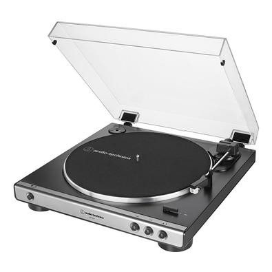 Toca Discos Audio-Technica AT-LP60X-BK-C Preto Acionamento por Correia