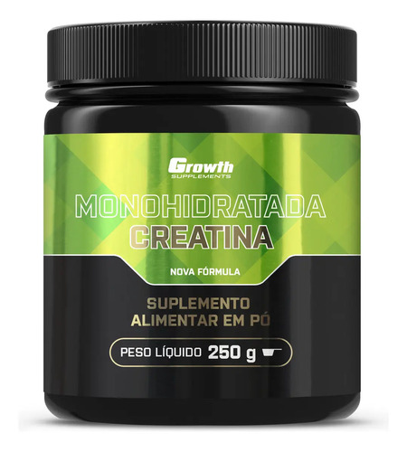 Creatina 100% Pura 250g Growth Supplements