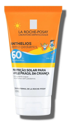 Protetor Solar Infantil La Roche-Posay Dermopediatrics FPS60 120ml
