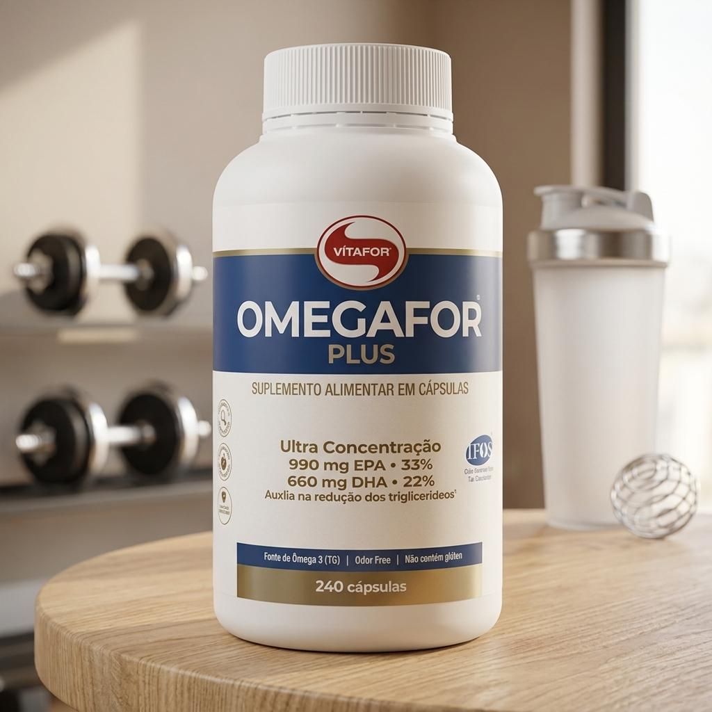 Omega 3 Vitafor Omegafor Plus 240 Capsulas