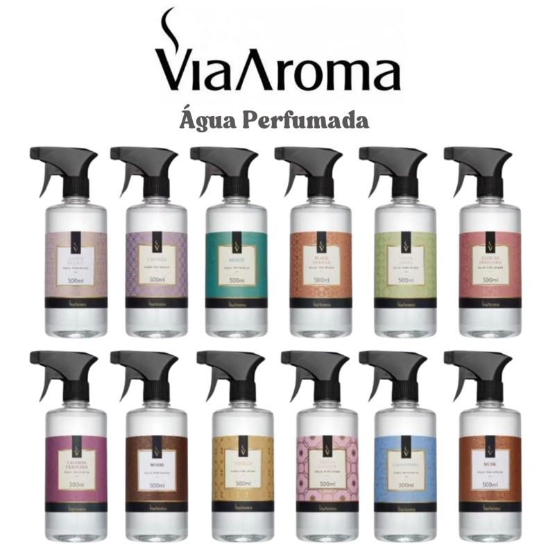 Aqua Perfumada Aromatizador de Ambiente e Home Spray