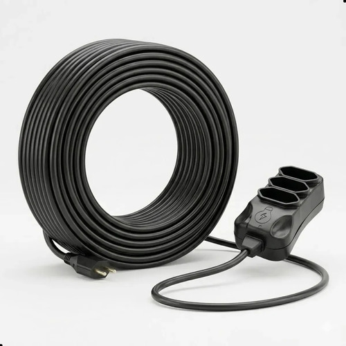 Extensão Elétrica 30 Metros 3 Tomadas Bivolt