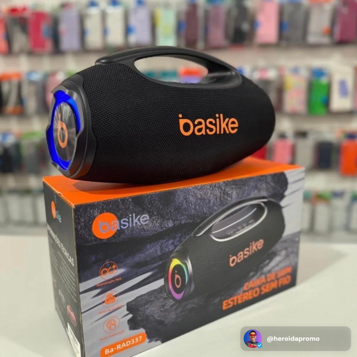 Caixa de Som Portátil Basike Boombox 80W IPX6