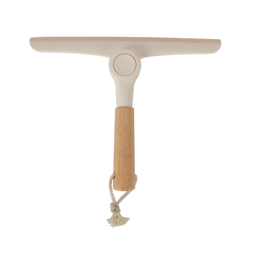 Rodo de Pia Dobrável com Cabo de Bambu Oikos Rodinho Off White Bege | Shopee Brasil