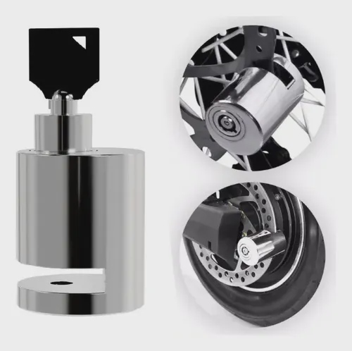 Cadeado Trava de Disco Universal para Moto Bike Patinete