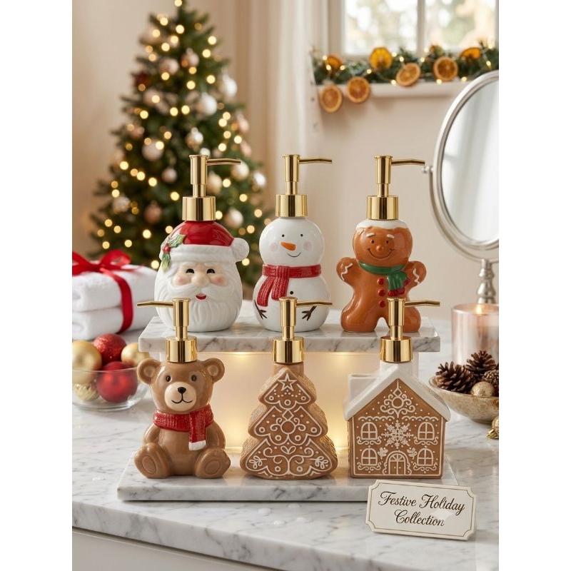 Porta Sabonete Líquido De Natal | Shopee Brasil