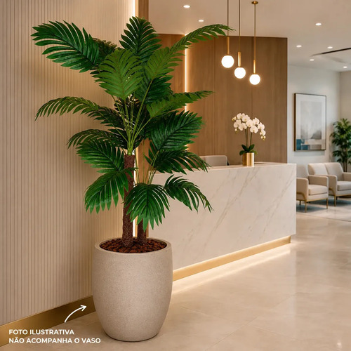 Planta Artificial Palmeira Arvore Toque Real