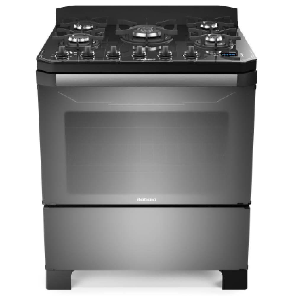 Fogao Itatiaia Itamaster 5 Bocas Digital Reflecta Tripla Chama Bivolt (3700000336)
