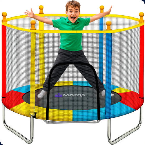 Cama Elastica Infantil Pula-pula Trampolim 1,4m com Tela de Protecao
