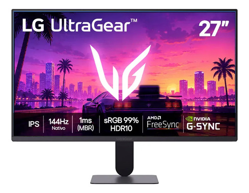 LG Ultragear Monitor Gamer 27 144Hz 1ms Full HD