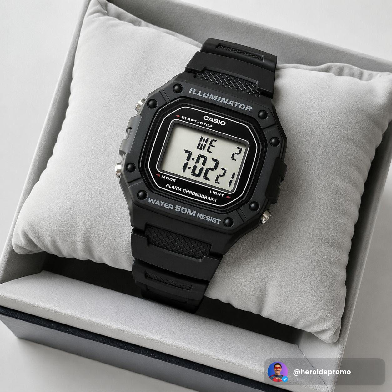 Relogio De Pulso Casio Youth W-218H-1AV