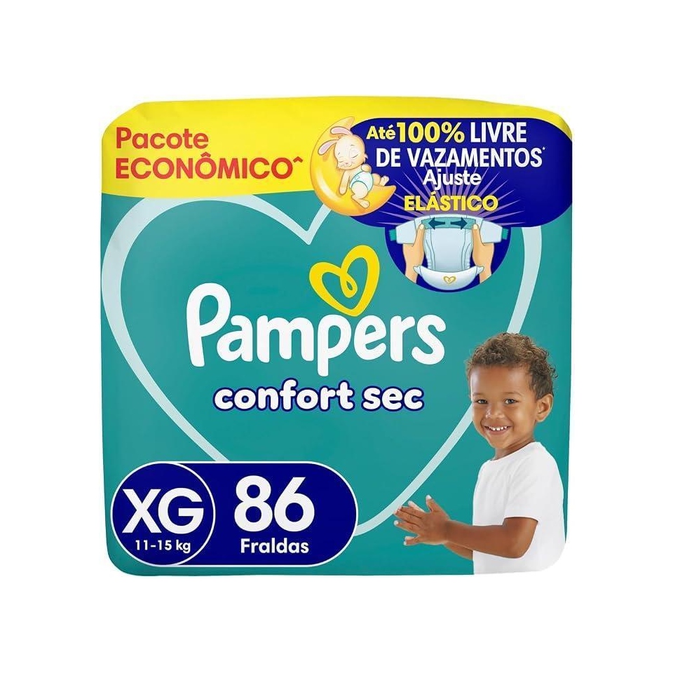 Pampers Confort Sec 86 Unidades