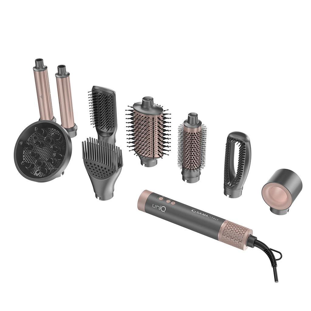 Secador de Cabelo Multistyler GA.MA uniQ Flow 9 em 1 Bivolt