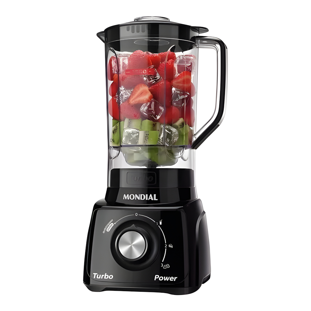 Liquidificador Mondial L‑99 Turbo 550W 3 Velocidades