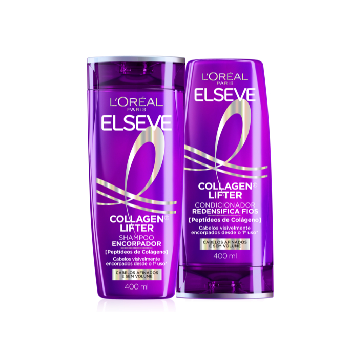 Kit Elseve Colágeno Lifter Shampoo 400 ml + Condicionador 400 ml