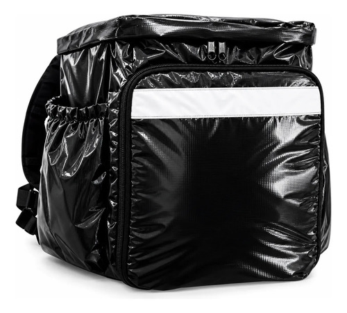 Mochila Bag Expansiva 80 Litros Laminada para Entregas Preta