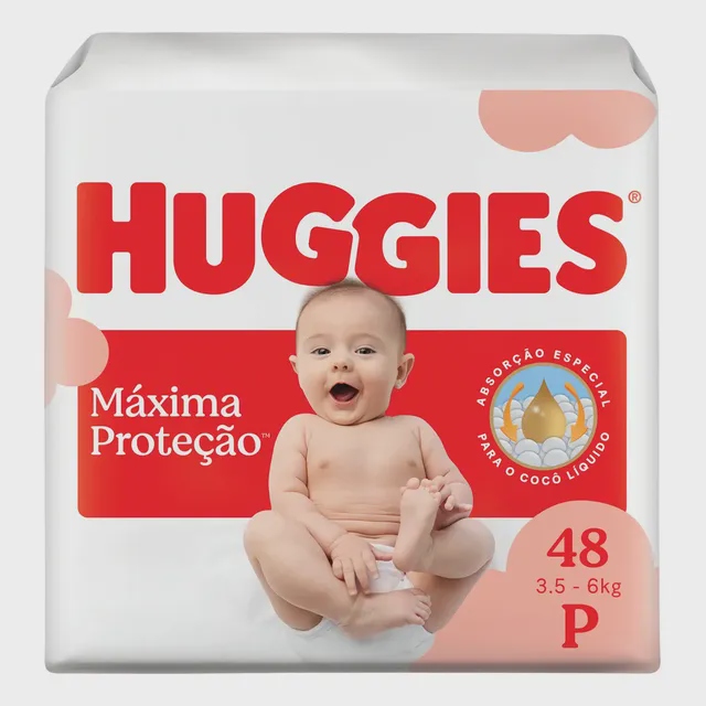 Fralda Huggies Supreme Care Tamanho P 48 Unidades