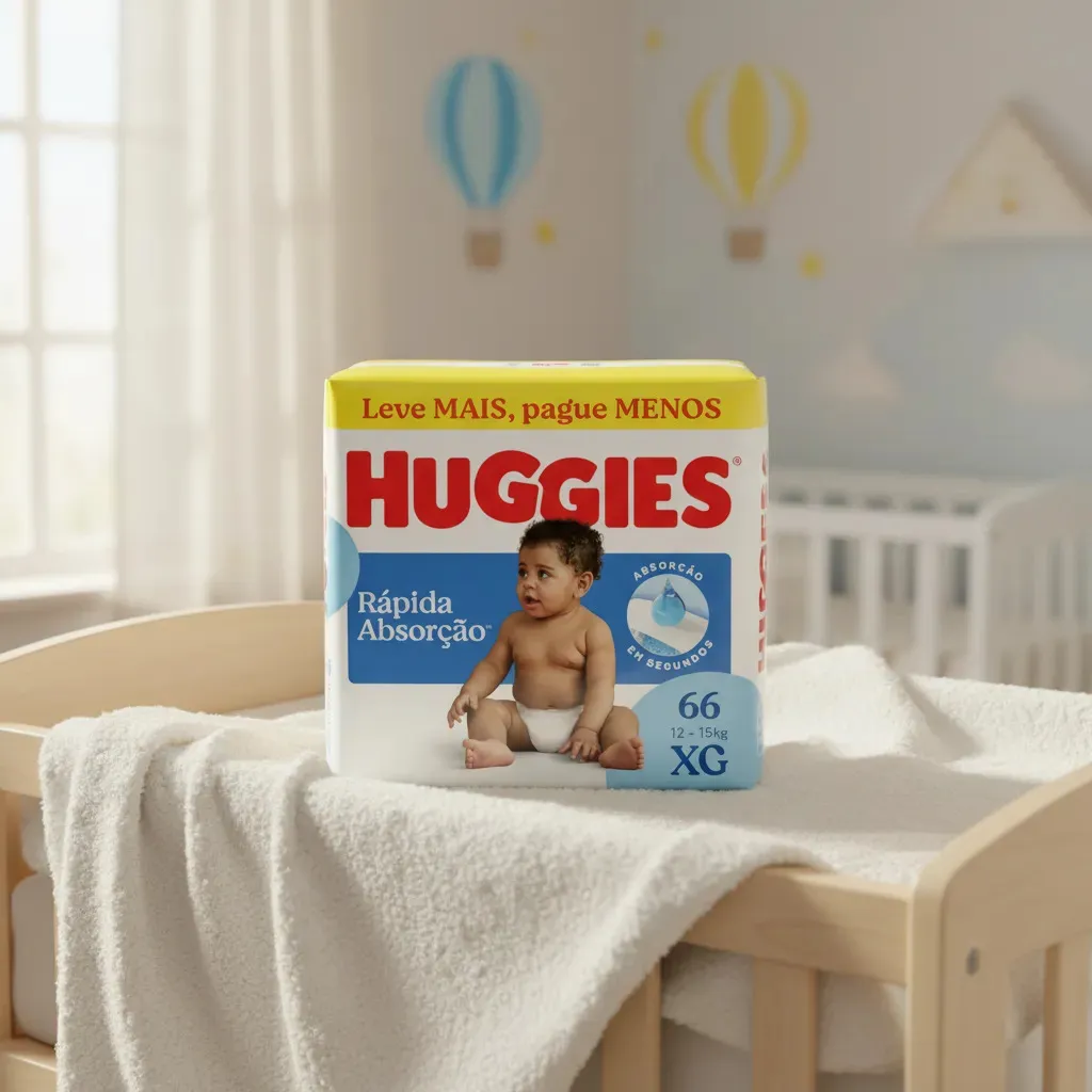 Fralda Huggies Tripla Proteção XG e XXG 66 unidades