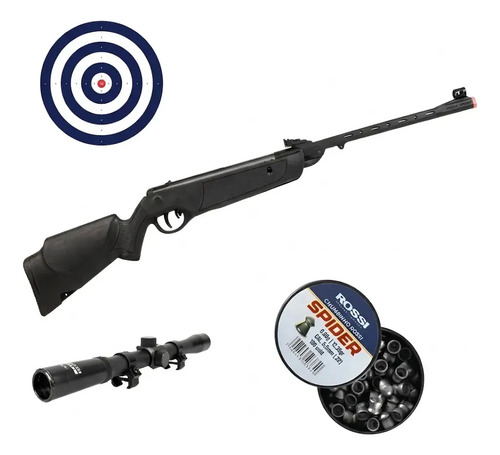 Carabina de Pressão Rossi Dione 5,5mm Mola com Chumbinho