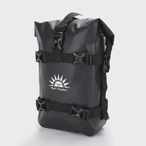 Bolsa Alforje Bau Lateral Para Moto Impermeavel Universal Preto New Hawaii
