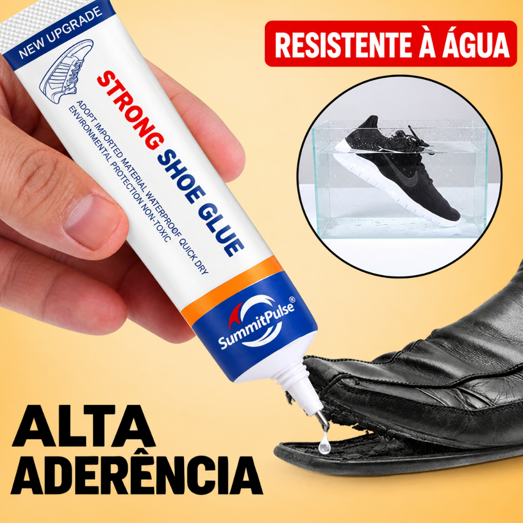 Cola para Sapato e Tênis 60ML Adesivo Forte Flexível Impermeável