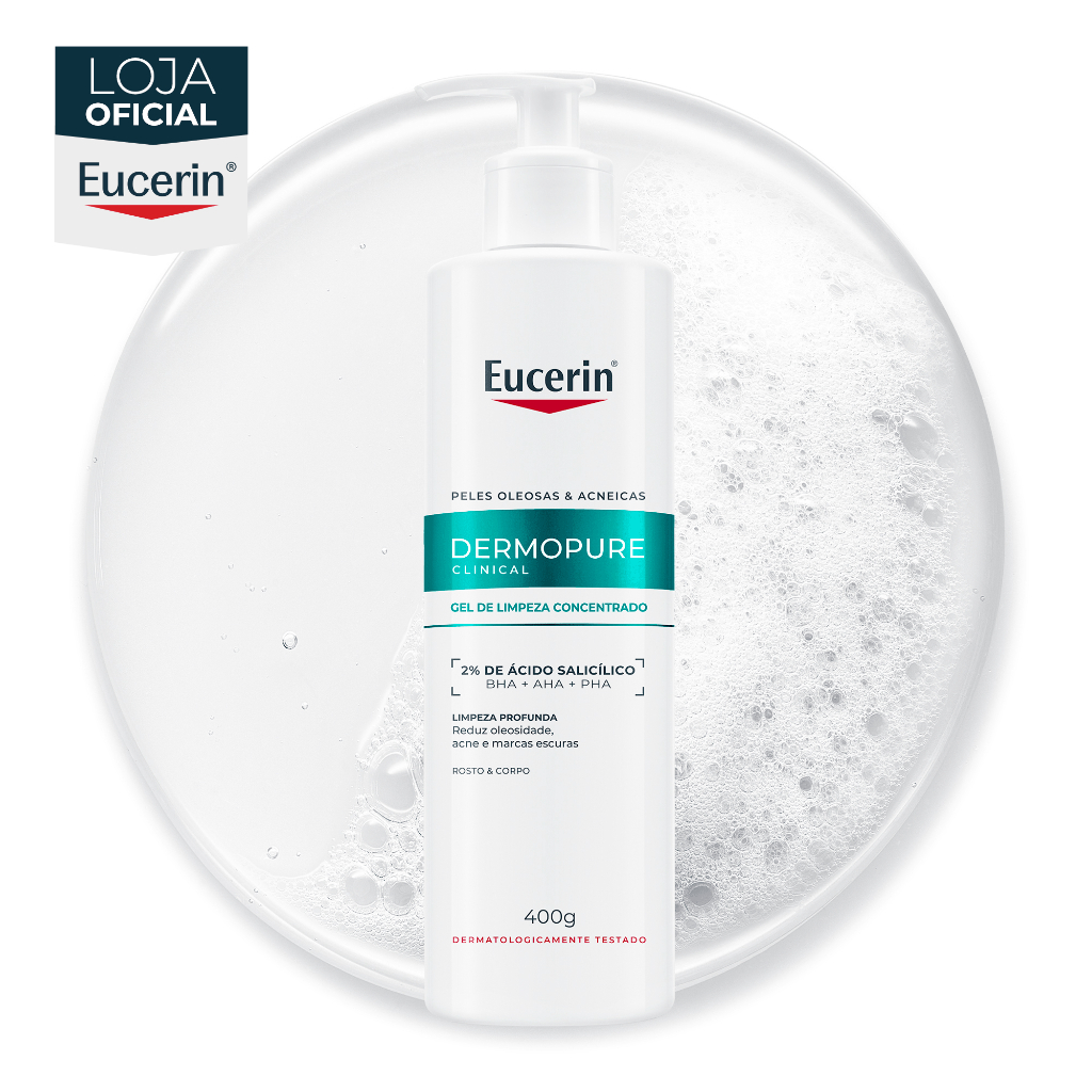 Gel de Limpeza Facial EUCERIN Antiacne Dermo Pure 400ml