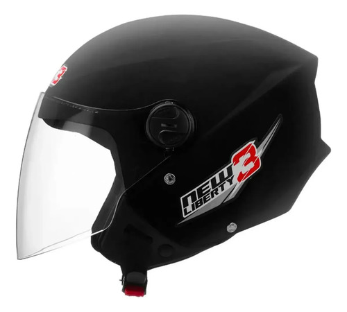Capacete para Moto Pro Tork New Liberty Tamanho 57/58 Preto Fosco
